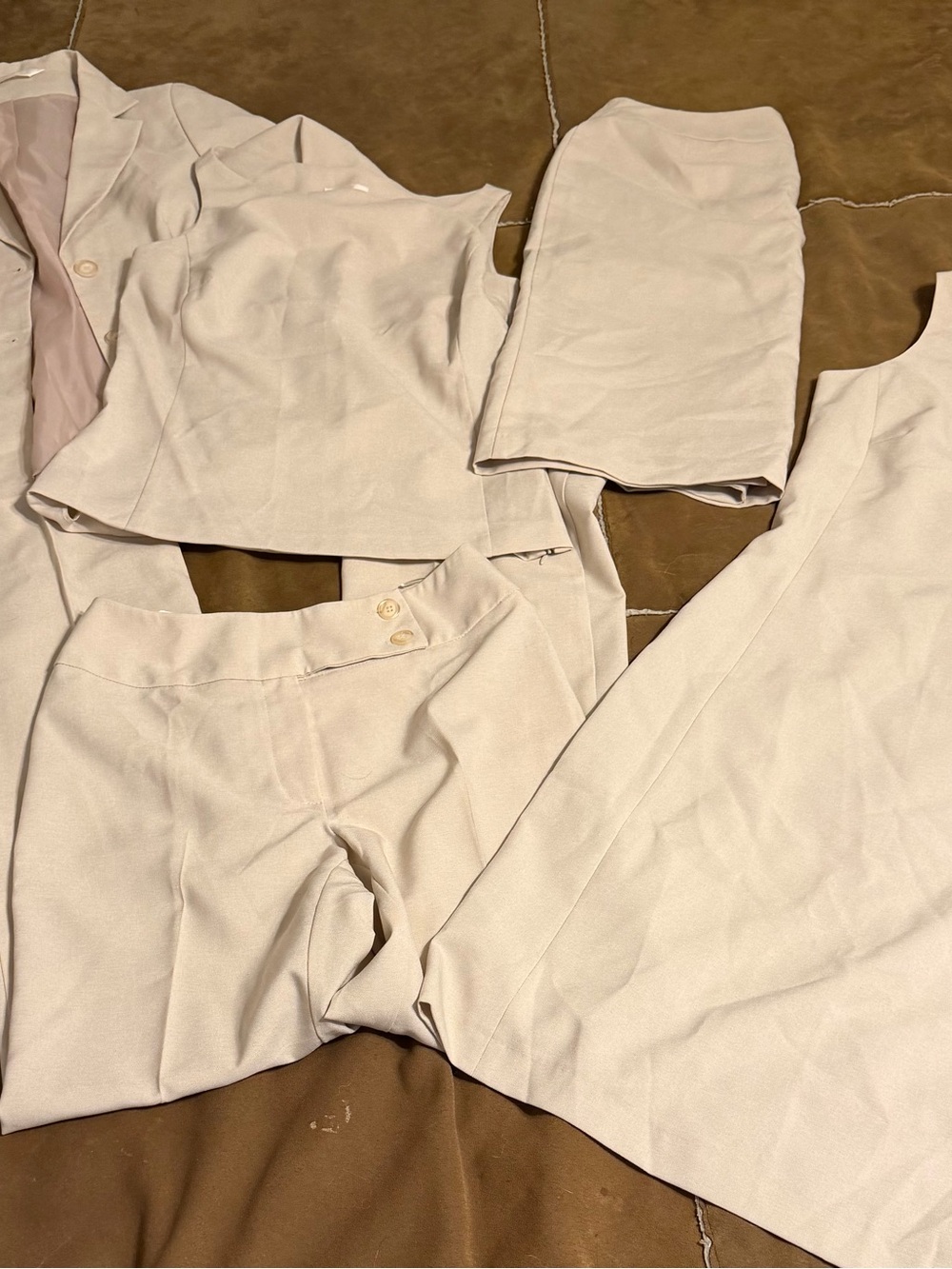 Marks & Spencer 5 piece Cream Women’s suit set
